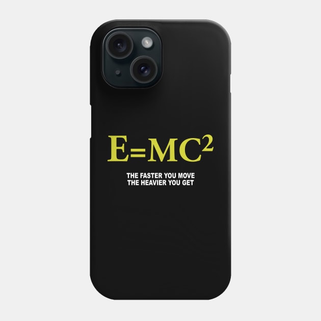 Funny Math Science E=MC2 Phone Case by ChrifBouglas