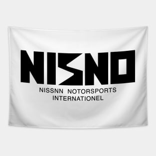 NISNO Initial D NISMO Old Logo Spoof Black Tapestry