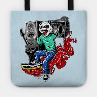 Panda Skate Music Tote