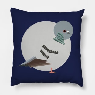 Cool Geometrical Rock Pigeon Pillow