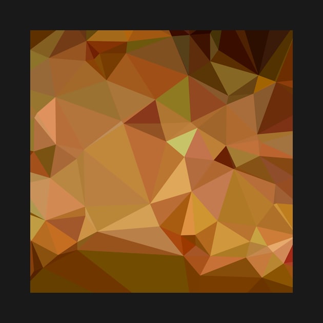 Cocoa Brown Abstract Low Polygon Background by retrovectors