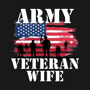 Army Veteran Wife T-Shirt