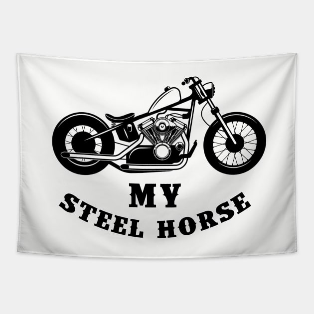 My steel horse Tapestry by Dosunets