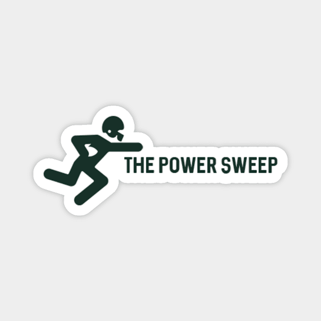 The Power Sweep (Green) Magnet by The Power Sweep