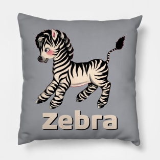 Cute Baby Zebra design perfect for children Pillow