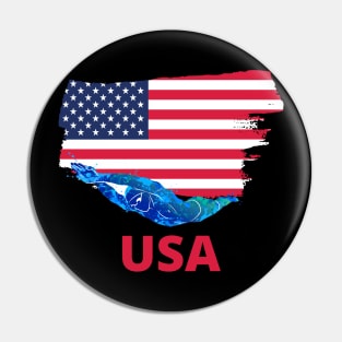 USA Swimming Pin