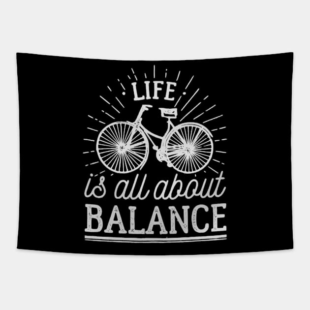 Life Is All About Balance Tapestry by VeCreations