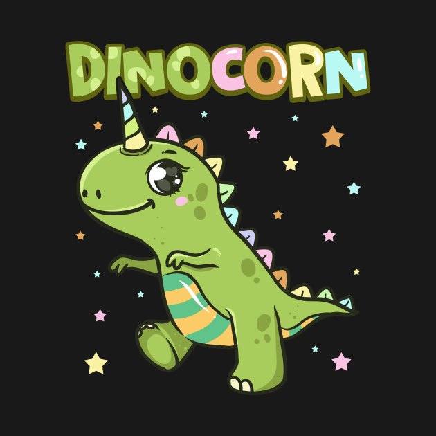 Cute Dinocorn Dinosaur & Unicorn Unisaur by theperfectpresents