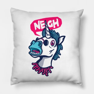 Neigh Unicorn Pillow