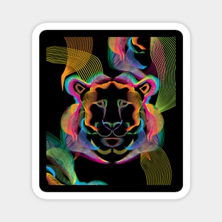 Neon Lion Blend Magnet