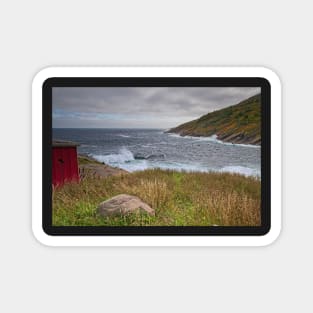 Rough Seas at Petty Harbour, Newfoundland, Canada Magnet