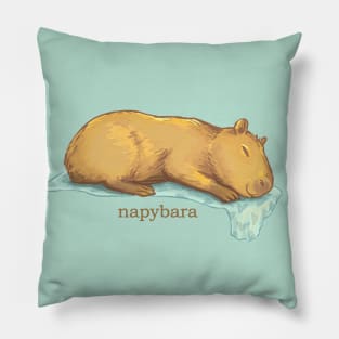 Sleepy Capybara Pillow