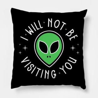 Alien Introvert Pillow