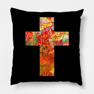 Abstract cross. Pillow