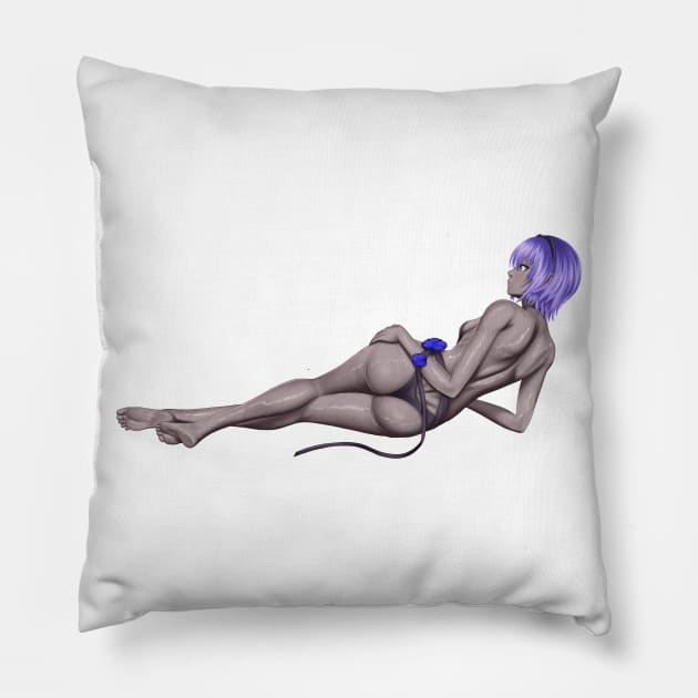 Hassan of Serenity Summer Wet Pillow by Antonydraws