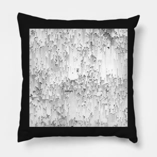 Grayscale Pixels Pillow