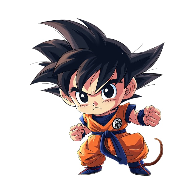 kid goku by pokermoment