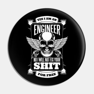 I AM AN ENGINEER Pin