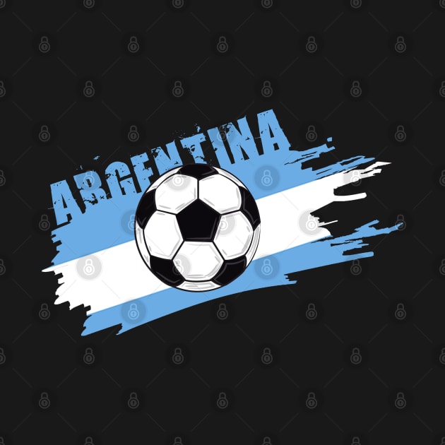 Argentina Soccer Argentina Futbol Football Argentinian Flag Jersey by JayD World