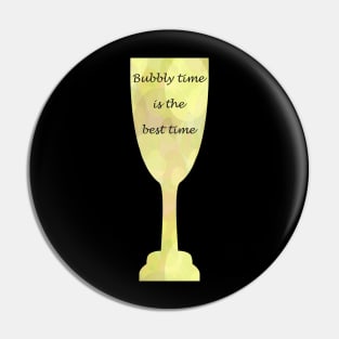 Glass of Bubbly Pin