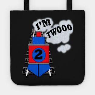 Birthday 2 Year Old Train Theme I'm Twooo Gifts & Cards Tote