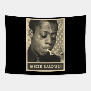 brown cream James Baldwin #21 Tapestry