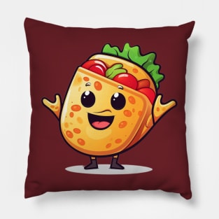 kawaii Taco T-Shirt cute ,potatofood funny Pillow