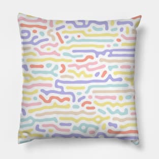 Colorful Abstract Seamless Pattern Pillow