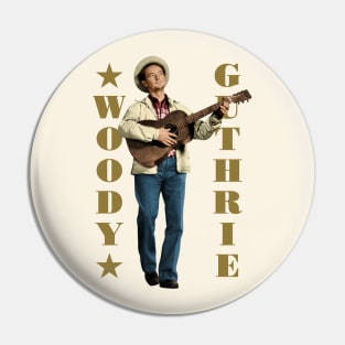 Woody Guthrie Pin