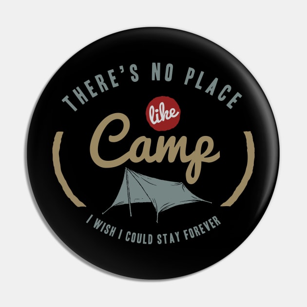 No Place Like Camp Pin by Jenex