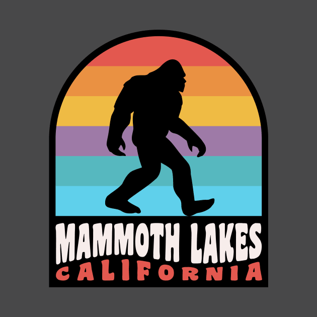 Mammoth Lakes California Bigfoot Sasquatch Sierra Nevada Mountains by PodDesignShop