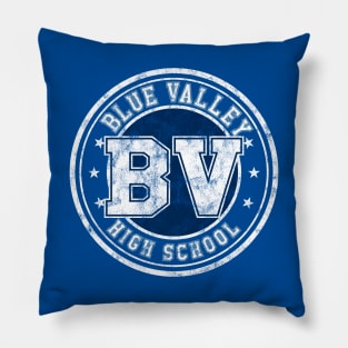 Blue Valley High School (Worn) Pillow