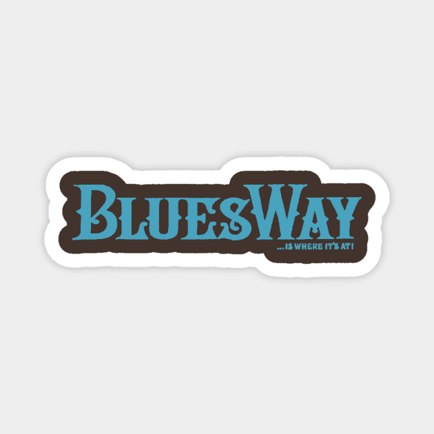 BluesWay Records Magnet by MindsparkCreative