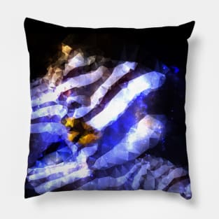 Low Poly Galaxy Pillow