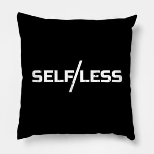 SELF/LESS Movie Title Typography Pillow