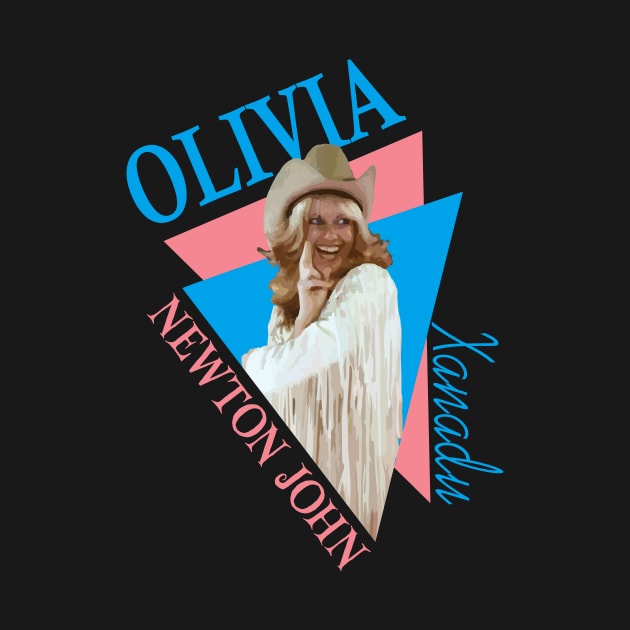 OLIVIA FANS ART 80'S by dawnttee