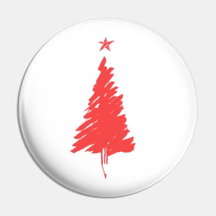 Red Xmas tree Pin