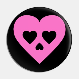 Heart Skull Pin