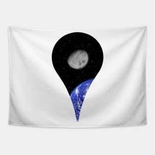 Moon (maps marker) Tapestry