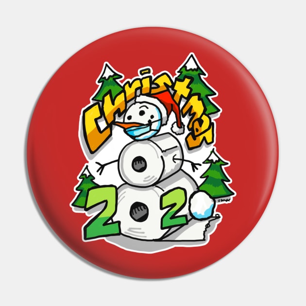 Christmas 2020 toilet paper snowman Pin by sketchnkustom