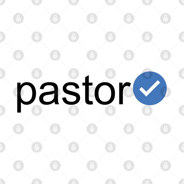 Verified Pastor (Black Text) by inotyler