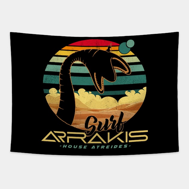 Surf Arrakis Tapestry by Andreeastore  