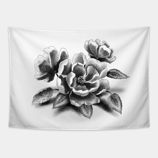 Flowers Light Tapestry by Merdet