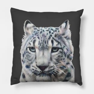 Snow Leopard Pillow