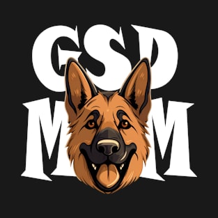 German Shepherd GSD Mom Cute Dog Mothers Day Womens T-Shirt