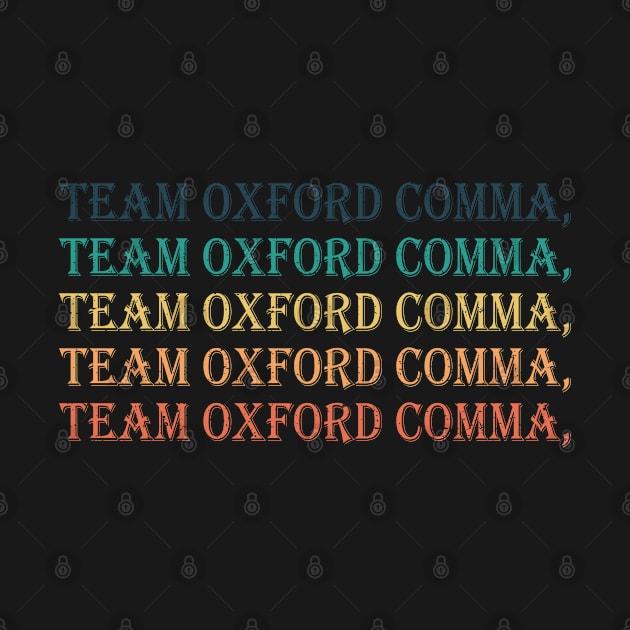 Team Oxford Comma by AmineDesigns