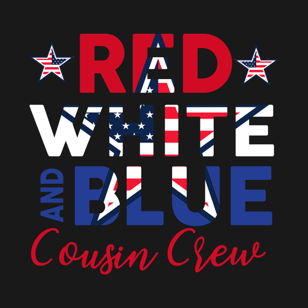 Cousin Crew 4th of July Shirt Kids Family Vacation Group by Kaileymahoney