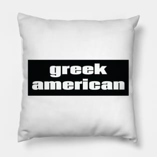 Greek American Pillow