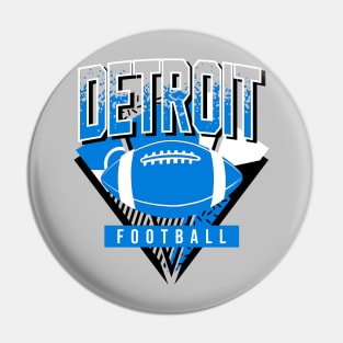 Detroit Football Retro Gameday Pin