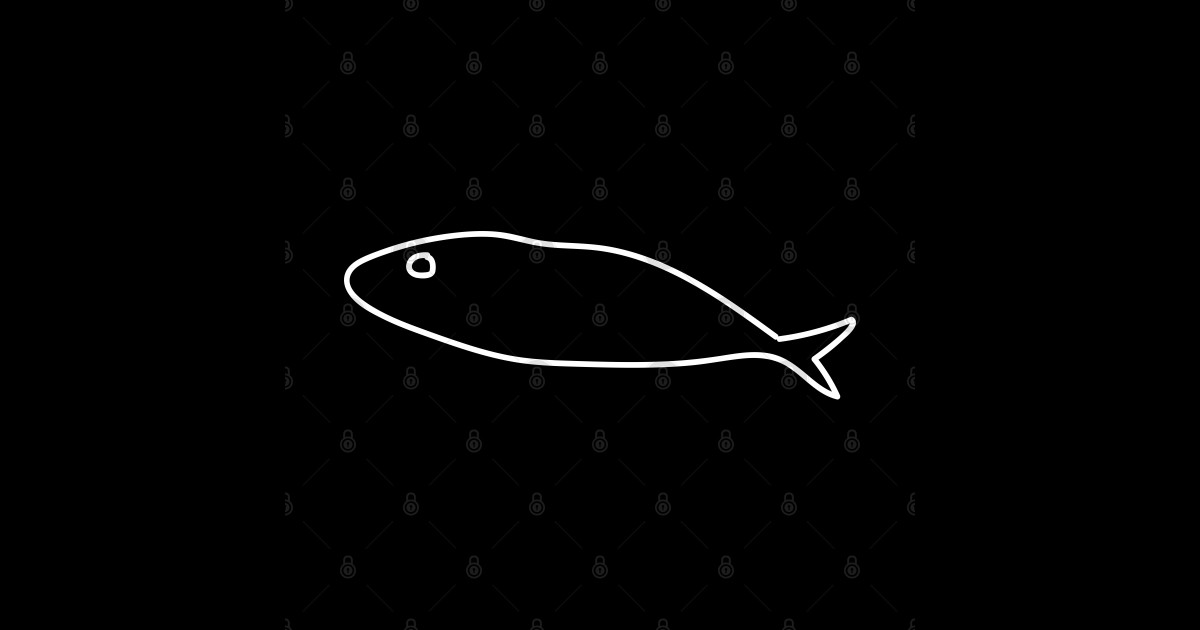 Shimeji Simulation Raw Fish Sakana Shimeji Simulation Sticker